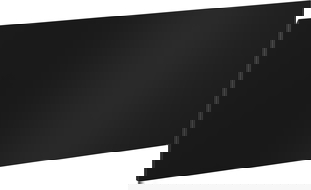 Mexen Orio façade pour le corps de l'armoire de salle de bains 120 x 43,5 cm, noir mat - 91A10-1200-470-1-71