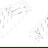 Mexen Velar paroi de douche rétractable Walk-in 100 x 200 cm, transparent 8 mm, chrome - 871-100-000-03-01