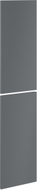 Mexen Orio face avant pour le corps de l'armoire de salle de bains 35 x 80 cm (2 pièces), graphite mat - 91A11-1600-300-2-66