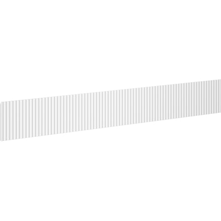 Mexen Rivel frontal rainuré pour le corps de l'armoire de salle de bain 120 x 20 cm, blanc mat - 91A20-1200-235-1-01