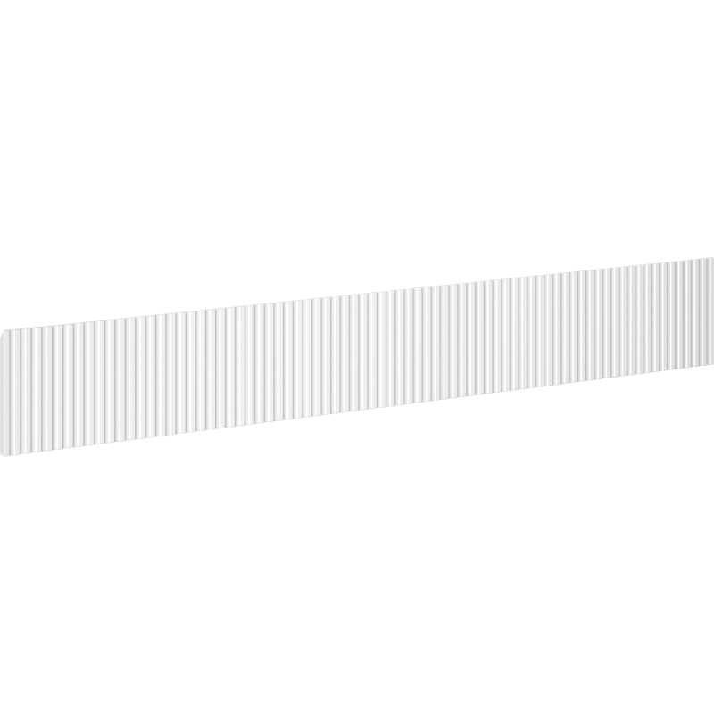 Mexen Rivel devant rainuré pour le corps du meuble de salle de bain 160 x 20 cm, blanc mat - 91A20-1600-235-1-01