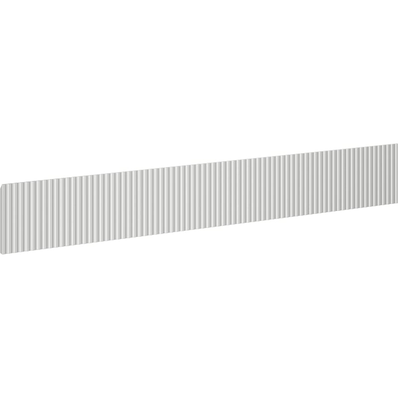 Mexen Rivel façade cannelée pour corps d'armoire de salle de bains 120 x 20 cm, gris mat - 91A20-1200-235-1-62