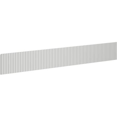 Mexen Rivel façade cannelée pour corps d'armoire de salle de bains 120 x 20 cm, gris mat - 91A20-1200-235-1-62