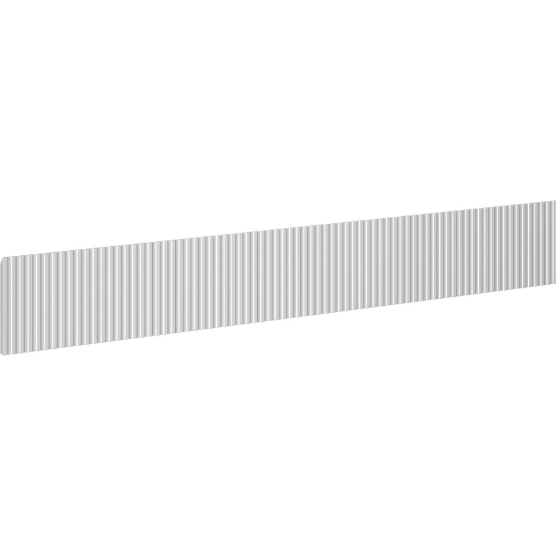 Mexen Rivel façade rainurée pour corps de meuble salle de bain 140 x 20 cm, gris mat - 91A20-1400-235-1-62