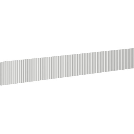 Mexen Rivel façade rainurée pour corps de meuble salle de bain 140 x 20 cm, gris mat - 91A20-1400-235-1-62