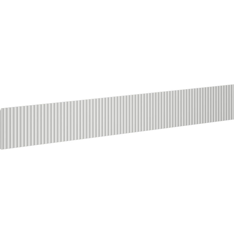 Mexen Rivel devant rainuré pour corps de meuble de salle de bain 160 x 20 cm, gris mat - 91A20-1600-235-1-62