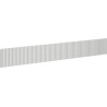 Mexen Rivel façade rainurée pour le corps du meuble de salle de bains 160 x 20 cm, gris mat - 91A20-1600-235-1-62