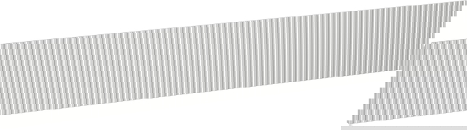 Mexen Rivel devant rainuré pour corps de meuble de salle de bain 160 x 20 cm, gris mat - 91A20-1600-235-1-62