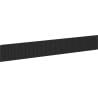 Mexen Rivel devant rainuré pour corps de meuble de salle de bains 140 x 20 cm, noir mat - 91A20-1400-235-1-71