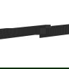 Mexen Rivel façade rainurée pour caisson de meuble de salle de bain 160 x 20 cm, noir mat - 91A20-1600-235-1-71