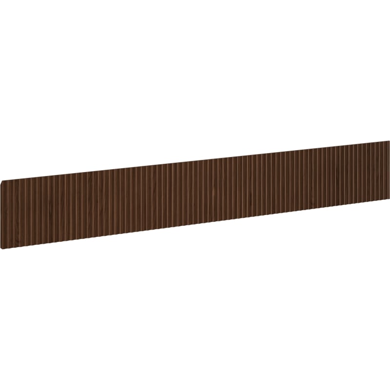 Mexen Rivel front rainuré pour le corps du meuble de salle de bains 140 x 20 cm, noyer - 91A20-1400-235-1-86