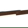 Mexen Rivel panneau avant rainuré pour meuble de salle de bains 140 x 20 cm, noyer - 91A20-1400-235-1-86
