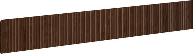 Mexen Rivel façade rainurée pour le corps du meuble de salle de bain 160 x 20 cm, noyer - 91A20-1600-235-1-86
