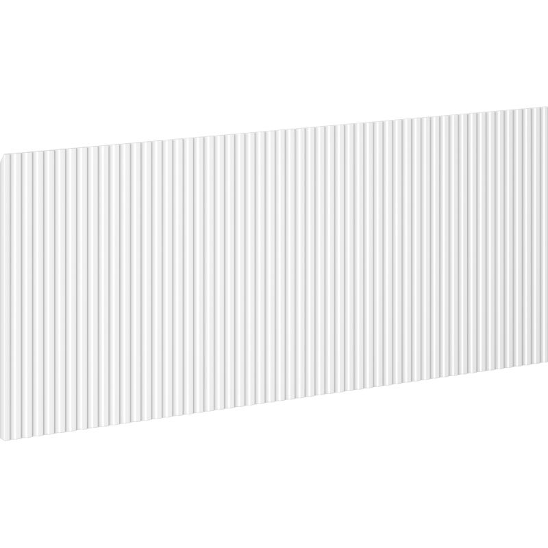 Mexen Rivel façade cannelée pour meuble de salle de bain 100 x 43,5 cm, blanc mat - 91A20-1000-470-1-01