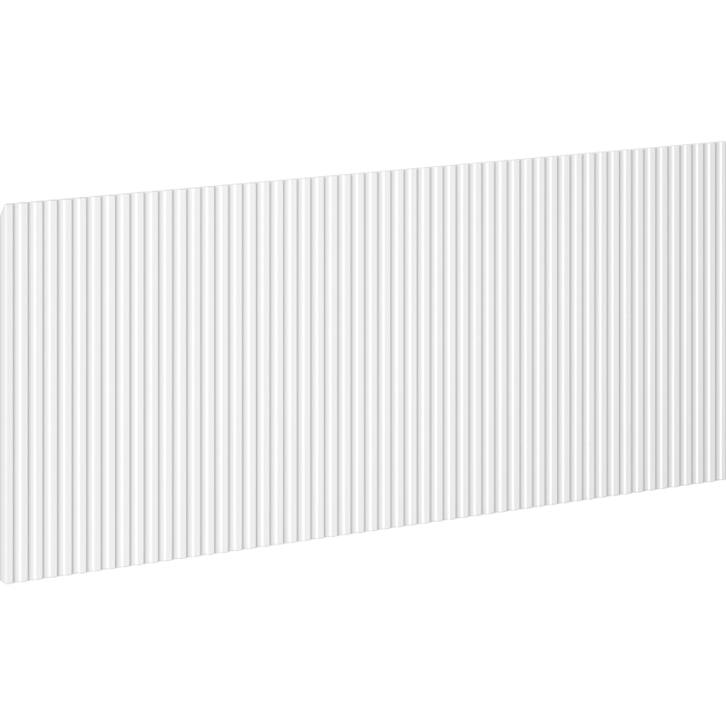 Mexen Rivel façade rainurée pour meuble de salle de bain 120 x 43,5 cm, blanc mat - 91A20-1200-470-1-01