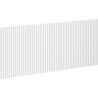 Mexen Rivel façade rainurée pour meuble de salle de bain 120 x 43,5 cm, blanc mat - 91A20-1200-470-1-01