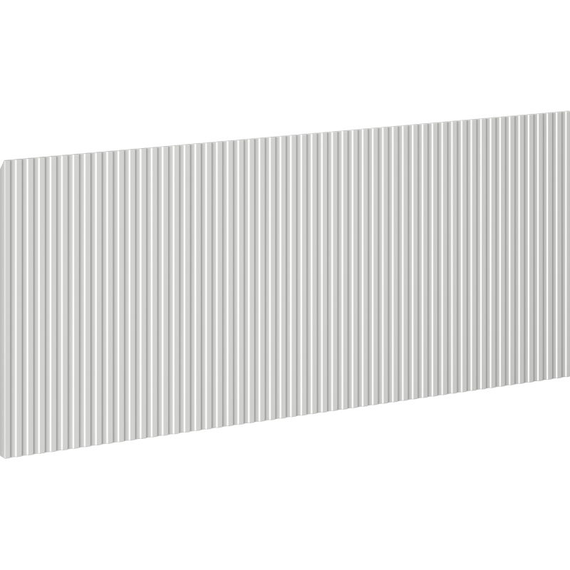 Mexen Rivel façade rainurée pour meuble de salle de bain 100 x 43,5 cm, gris mat - 91A20-1000-470-1-62