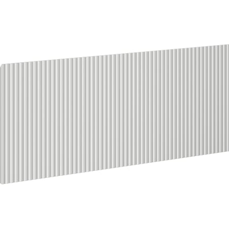 Mexen Rivel avant rainuré pour le corps de meuble de salle de bains 120 x 43,5 cm, gris mat - 91A20-1200-470-1-62