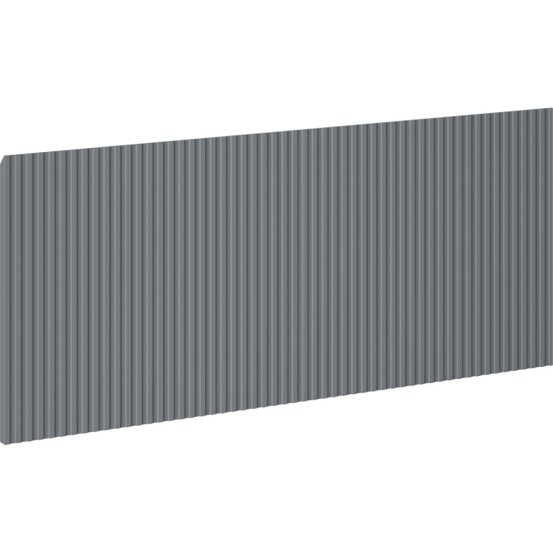 Mexen Rivel devant rainuré pour le caisson d'armoire de salle de bain 100 x 43,5 cm, graphite mat - 91A20-1000-470-1-66