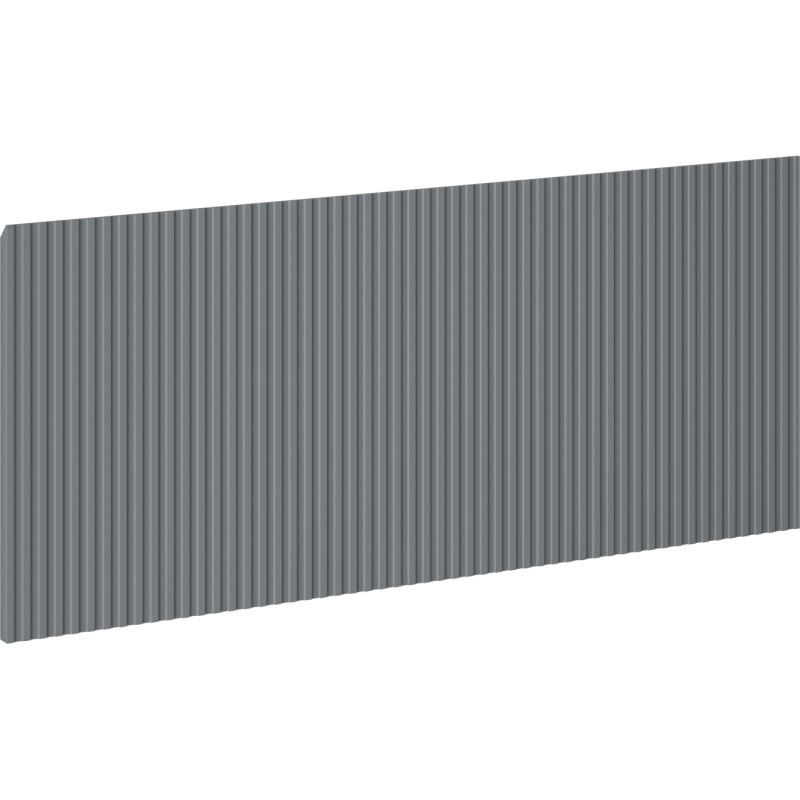 Mexen Rivel devant rainuré pour le corps de l'armoire de salle de bains 120 x 43,5 cm, graphite mat - 91A20-1200-470-1-66