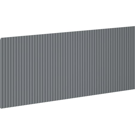 Mexen Rivel façade rainurée pour le corps de l'armoire de salle de bain 120 x 43,5 cm, graphite mat - 91A20-1200-470-1-66