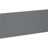 Mexen Rivel façade rainurée pour le corps de l'armoire de salle de bain 120 x 43,5 cm, graphite mat - 91A20-1200-470-1-66