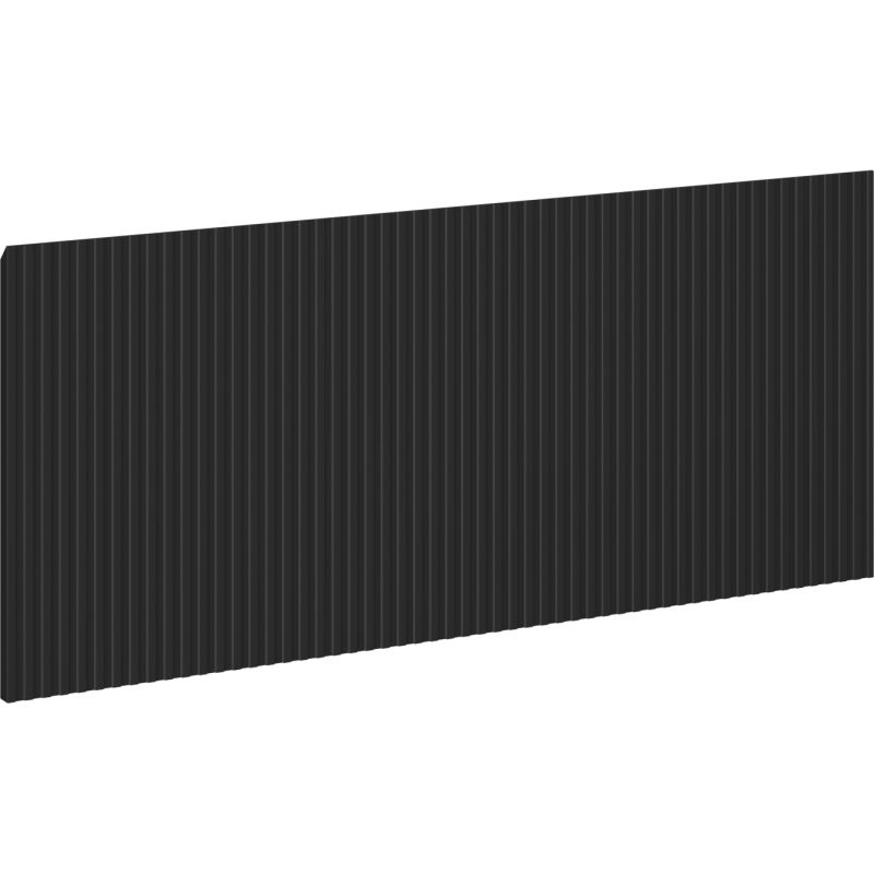 Mexen Rivel façade rainurée pour le corps de l'armoire de salle de bain 80 x 43,5 cm, noir mat - 91A20-0800-470-1-71