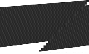 Mexen Rivel façade rainurée pour le corps du meuble de salle de bains 100 x 43,5 cm, noir mat - 91A20-1000-470-1-71