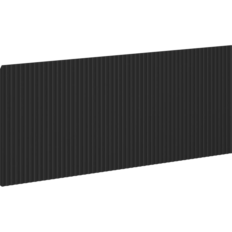 Mexen Rivel façade rainurée pour meuble de salle de bains 120 x 43,5 cm, noir mat - 91A20-1200-470-1-71