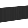 Mexen Rivel façade rainurée pour meuble de salle de bains 120 x 43,5 cm, noir mat - 91A20-1200-470-1-71