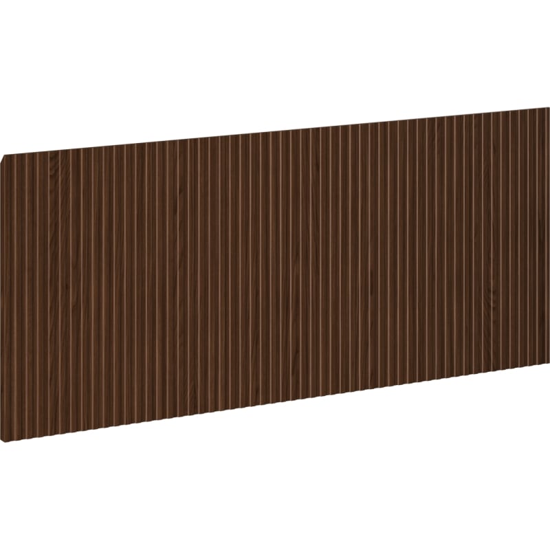Mexen Rivel façade rainurée pour corps de meuble de salle de bains 120 x 43,5 cm, noyer - 91A20-1200-470-1-86