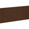 Mexen Rivel façade rainurée pour corps de meuble de salle de bains 120 x 43,5 cm, noyer - 91A20-1200-470-1-86