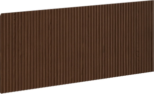 Mexen Rivel façade rainurée pour corps de meuble de salle de bains 120 x 43,5 cm, noyer - 91A20-1200-470-1-86
