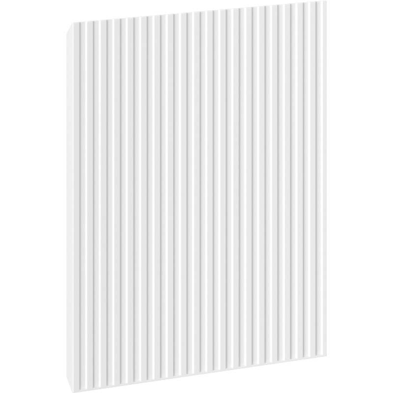 Mexen Rivel façade cannelée pour corps de meuble-lavabo 35 x 43,5 cm, blanc mat - 91A21-0350-470-1-01