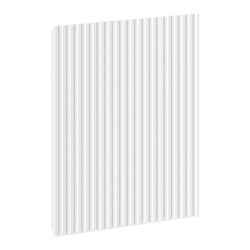 Mexen Rivel façade rainurée pour caisson d'armoire de salle de bain 35 x 43,5 cm, blanc mat - 91A21-0350-470-1-01