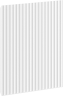 Mexen Rivel façade cannelée pour corps de meuble-lavabo 35 x 43,5 cm, blanc mat - 91A21-0350-470-1-01