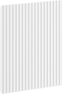 Mexen Rivel façade rainurée pour caisson d'armoire de salle de bain 35 x 43,5 cm, blanc mat - 91A21-0350-470-1-01