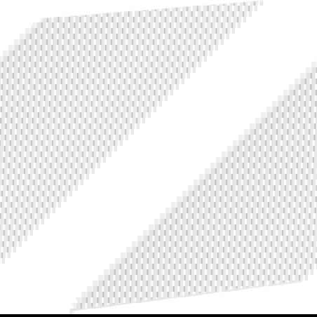 Mexen Rivel face avant rainurée pour caisson de meuble de salle de bains 40 x 43,5 cm, blanc mat - 91A21-0400-470-1-01