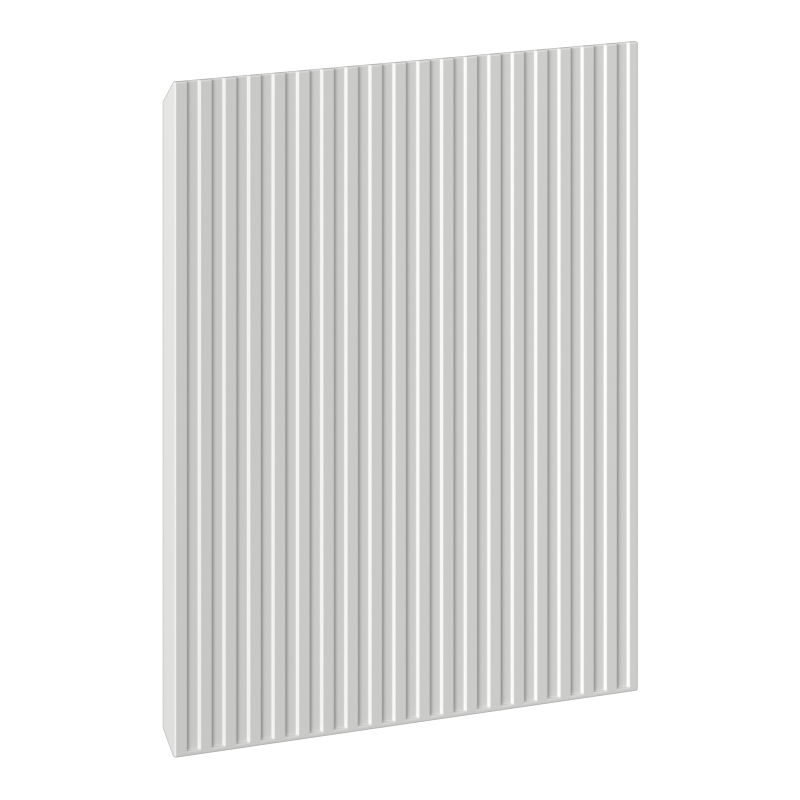 Mexen Rivel avant rainuré pour caisson de meuble de salle de bain 40 x 43,5 cm, gris mat - 91A21-0400-470-1-62