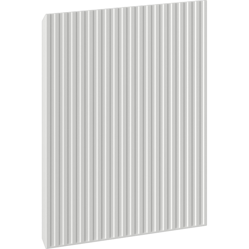 Mexen Rivel façade rainurée pour le corps du meuble de salle de bain 40 x 43,5 cm, gris mat - 91A21-0400-470-1-62