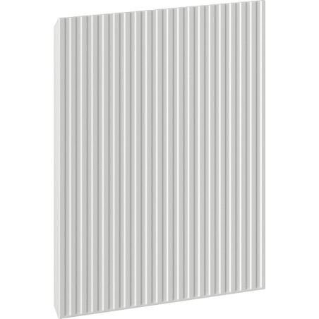 Mexen Rivel façade rainurée pour le corps du meuble de salle de bain 40 x 43,5 cm, gris mat - 91A21-0400-470-1-62