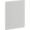 Mexen Rivel façade rainurée pour le corps du meuble de salle de bain 40 x 43,5 cm, gris mat - 91A21-0400-470-1-62