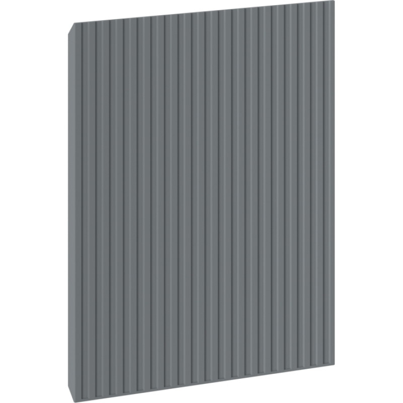 Mexen Rivel façade cannelée pour le corps de meuble de salle de bains 30 x 43,5 cm, graphite mat - 91A21-0300-470-1-66