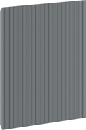 Mexen Rivel avant à rainures pour corps de meuble de salle de bain 30 x 43,5 cm, graphite mat - 91A21-0300-470-1-66