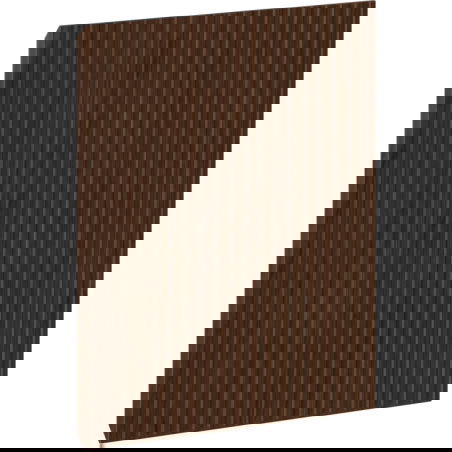 Mexen Rivel devant rainuré pour corps de meuble de salle de bains 30 x 43,5 cm, noyer - 91A21-0300-470-1-86