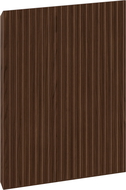 Mexen Rivel devant rainuré pour corps de meuble de salle de bains 30 x 43,5 cm, noyer - 91A21-0300-470-1-86