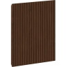 Mexen Rivel façade rainurée pour le corps d'un meuble de salle de bain 45 x 43,5 cm, noyer - 91A21-0450-470-1-86
