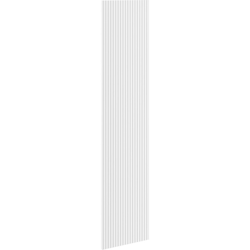 Mexen Rivel façade rainurée pour corps de meuble de salle de bains 35 x 160 cm (1 pièce), blanc mat - 91A21-1600-300-1-01