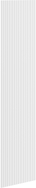 Mexen Rivel façade rainurée pour corps de meuble de salle de bains 35 x 160 cm (1 pièce), blanc mat - 91A21-1600-300-1-01