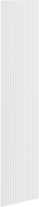 Mexen Rivel face rainurée pour le corps de l'armoire de salle de bain 35 x 160 cm (1 pièce), blanc mat - 91A21-1600-300-1-01
